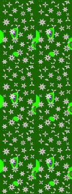 Raster stili kumaş deseni. Çiçekler suluboya çizim deseni.