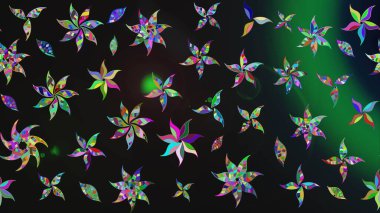 Güzel suluboya yaz çiçekleri deseni..