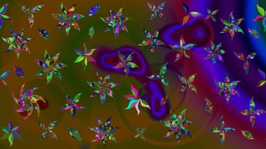 Güzel kumaş deseni. Güzel suluboya yaz çiçekleri deseni..