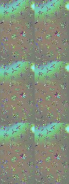 Karalama çiçeği. Raster illüstrasyonu. Düz Çiçek Elementleri Tasarımı. Renkli Bahar Teması eskiz kalıbı. Güzel kumaş deseni. Zentangle soyut çiçekleri.