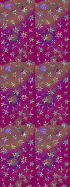 Raster illüstrasyonu. Organik motif arka planı. Ultraviyole kumaş deseni. Çizim deseni.