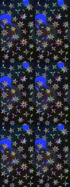 Raster Henna dövme stili. Kızılderili desenli desenli desenli şal deseni. Tekstil, tebrik kartı, boyama kitabı, telefon kılıfı baskısı için kullanılabilir. Etnik Mandala süsü.