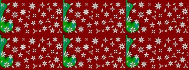 Kırmızı ve nötr renklerde çiçekler. Yumuşak, yaz çiçekli arka plan. Raster çiçek desenli ve çiçekli..