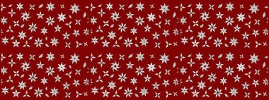 Düz Çiçek Elementleri Tasarımı. Sevimli çiçek raster deseni. Renkli Yaz Temalı eskiz kalıbı. Modaya uygun kumaş deseni.