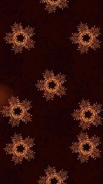 Raster resim. Güzel kar tanesi simgesi web için basit Illustration. Renkli arka plan üzerinde izole sevimli kar taneleri. Güzel kar tanesi simgesi.