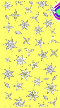 Yeni yıl dekoratif kar taneleri arka plan. Kışın kar karalamalar pul. El Noel Raster çizilen illüstrasyon.