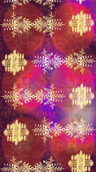 Raster illüstrasyonu. Raster Noel soyut renkli arka plan ve düşen kar tanesi. Kar tanesi arkaplanı.