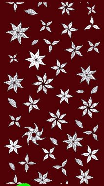 Yeni yıl dekoratif kar taneleri arka plan. Kışın kar karalamalar pul. El Noel Raster çizilen illüstrasyon.