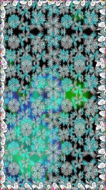 Hediye ambalaj kağıdı, tebrik kartları, posterler ve pankart tasarımı. Raster düz çiçekleri pürüzsüz desen. Mavi renkte çiçekler.