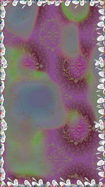 Raster Hip kumaş deseni. Kusursuz Vintage Çiçek Deseni.