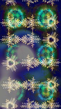 Renkli arka planda kar taneleri. Raster kar tanesi ikonu. Kar tanesi ikonu, izole edilmiş. Düz dizayn. Raster illüstrasyonu.