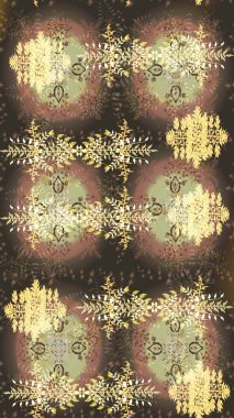 Kahverengi, bej ve nötr renklerde çiçekler. Küçük çiçekte sevimli çiçek deseni var..