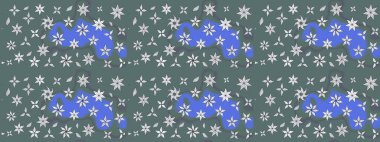 Çiçekli çiçek deseni, suluboya. Süslü kumaş deseni. Raster deseni.