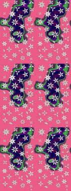 Eskiz tarzı pembe ve nötr renklerde. El yapımı çiçek ve bitki koleksiyonu. Raster illüstrasyonu. Raster illüstrasyonu. Şirin karalamalı çiçek deseni çiz..