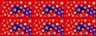 Doğal kozmetik ürünleri, parfüm, çiçekçi dükkanı için bahar ihalesi tasarımı. Kırmızı ve nötr lale çiçekleriyle Raster eskiz deseni. Paket kağıdı için en iyisi. Karşılama ya da düğün geçmişi olarak kullanılabilir.