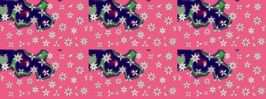 Raster illüstrasyonu. Pembe ve nötr renklerde çiçekler. Çizim çiçek deseni duvar kağıdı için kullanılabilir.