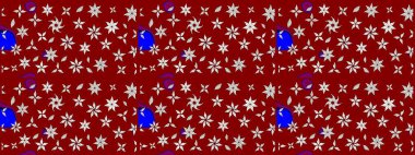 Kırmızı ve nötr renklerde çiçekler. Çiçekli karalama şeklinde Raster çiçek deseni. Yumuşak, bahar çiçekli arka plan.