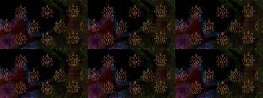 Raster Illustrasyon 'daki Çiçek Deseni' nin son moda çizimi. Düz Çiçek Elementleri Tasarımı. Renkli Yaz Temalı eskiz kalıbı. Güzel kumaş deseni.