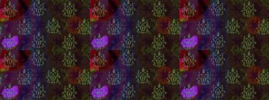 Raster illüstrasyonu. Hoş bir çiçek geçmişi var. Küçük bir çiçekte eskiz deseni. Güzel kumaş deseni.