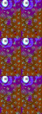 Ton halinde. Çiçeğin suluboya çizimlerinin mükemmel deseni. Moda baskısı. Suluboya desenli çiçek deseni. Dekorasyon ve tasarım için güzel desen.