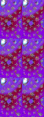 Kumaş, duvar kağıdı ve kağıt üzerine baskı yapmak için gelişen arka plan. Raster illüstrasyonu. Eski usul küçük çiçekli şirin bir eskiz deseni. Moda arka planında parlak buketler.