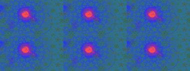 Mavi, yeşil ve mor renkli çiçekler. Elle boyanmış suluboya resim çizimi çiçekler ve bitkiler.