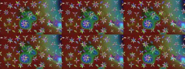 Zarif, parlak ve eskiz kahverengi ve yeşil çiçek desenli tasarım. Sabıka baskıları, bebek kıyafetleri, duvar kâğıtları, paket kutuları vb..