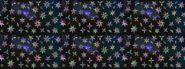 Çiçekli çiçek deseni, suluboya. Raster deseni. Süslü kumaş deseni.