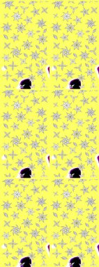 Eskiz geçmişi. Eski usul. Raster illüstrasyonu. Raster. Tomurcukları çiçek olan sevimli bir çiçek deseni. Kumaş, tekstil ve duvar kağıdı baskısı için..