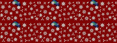 Tatil havası. Raster güzel bir çiçek deseni çizmiş. Nazik romantik baskı. Bahar mevsimi.