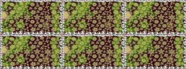 Raster suluboya çiçek deseni, narin çiçekler, kahverengi çiçekler, tebrik kartı şablonu. Güzel kumaş deseni.