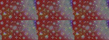 Eskiz arkaplan modeli. Vadinin çiçekleri kahverengi ve gri renklerde. Suluboya, elle çizilmiş. Raster - stok.