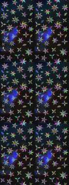 Klasik çiçekler. Yaz çiçekleri teması. Gri ve mavi renkler. El çizimi, soyut ve süslü elementler. Suluboya resim taklit Raster illüstrasyonu.