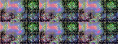 Gömlek baskısı için çiçek boyası. Çiçeksiz desenli arka plan. Gri renkli çiçekler.