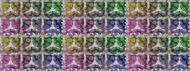 Çiçekli, suluboya desenli kusursuz çiçek deseni. Renkli Bahar Temalı Kusursuz Arkaplan. Tarafsız renklerde çiçekler. Düz Çiçek Elementleri Tasarımı. Raster illüstrasyonu.