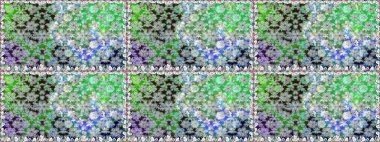 Renkli Bahar Temalı Kusursuz Arkaplan. Gri renkli çiçekler. Çiçeksiz desenli arka plan. Düz Çiçek Elementleri Tasarım Raster illüstrasyonu.