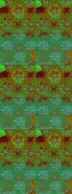 Motley illüstrasyonu. Küçük çiçekte güzel bir desen. Çiçekli bahar çiçekleri. Küçük renkli çiçekler. Moda baskıları için zarif bir şablon.