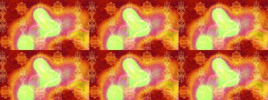 Raster kar taneleri arka plan. Renk arka plan üzerinde izole soyut kar taneleri ile düz tasarım. Raster resim. Kar tanesi renkli desen. Snowflakes desen.