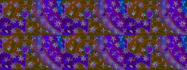 Küçük çaplı çiçeklerdeki basit şirin desenler. Tekstil veya kitap kapakları, imalat, duvar kağıtları, baskı, hediye paketi ve yapıştırma kitabı için çiçek eskizi geçmişi. Raster illüstrasyonu.