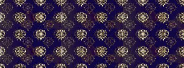 Gri, mavi ve kahverengi renklerde, altın elementli, klasik, pürüzsüz desen. Noel 2019, kar tanesi, yeni yıl.