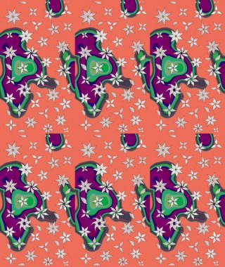 Raster Güzel kumaş deseni. Çiçek arkaplan ile soyut zarafet çizim deseni.