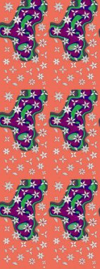 Bahar mevsimi. Tatil havası. Raster güzel bir çiçek deseni çizmiş. Nazik romantik baskı.