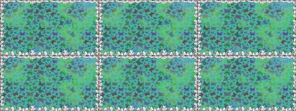 Güzel, pürüzsüz kelebek yineleme dokusu kontrastlı sırt katmanında izole edilmiş. Raster tasarımı. Korunmak için vahşi yaşam böcekleri için arka plan. Doğa kelebeği temayı mavi, yeşil ve nötr renklerle tekrarlar