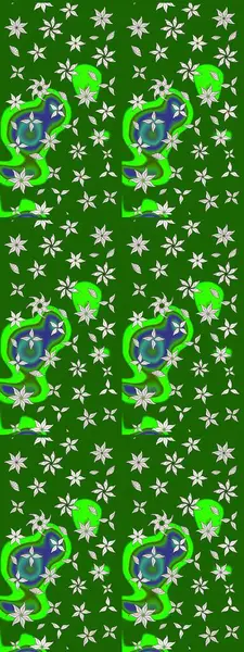 Robot resim. Moda baskıları için zarif bir şablon. Çiçekli yaz çiçekleri. Küçük renkli çiçekler. Küçük çiçekte güzel bir desen. Motley illüstrasyonu.