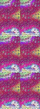 Küçük çiçekteki sevimli çiçek deseni. Soyut çiçek çizim kalıbı arka planı. Raster illüstrasyonu. Raster deseni. Mor, mor ve nötr renklerde.