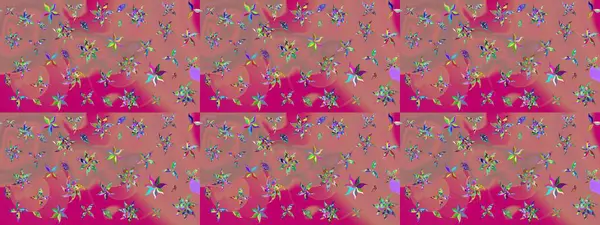 Yumuşak pamuk tasarımı. Raster 'ın taze dokusu. Klasik çiçek desenli. Yumuşak fayans. Paketleme, tekstil, duvar kağıdı için çiçek arkaplanı.