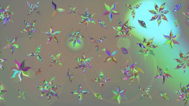 Raster çiçekleri klasik tarzda çizilmiş. Çiçekli yumuşak bir eskiz şekli. Raster illüstrasyonu. Gri ve bej renklerde bahar çiçekleri..