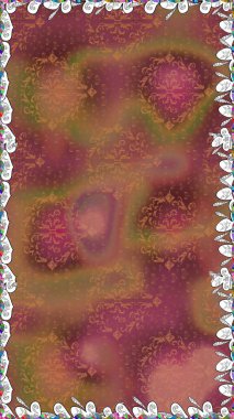 Güzel çiçek desenli küçük çiçek. Çiçekler, suluboya ile sorunsuz çiçek desenli. Raster desen.