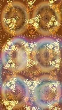 Kış kar tanesi. Kar Tanesi Simgesi. Kar Tanesi Raster illüstrasyonu. Kahverengi, bej ve nötr renklerde izole edilmiş..