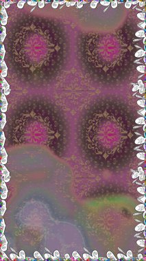 Güzel kumaş deseni. Bahar çiçekli, dikişsiz, sevimli çiçek deseni. Raster illüstrasyonu.